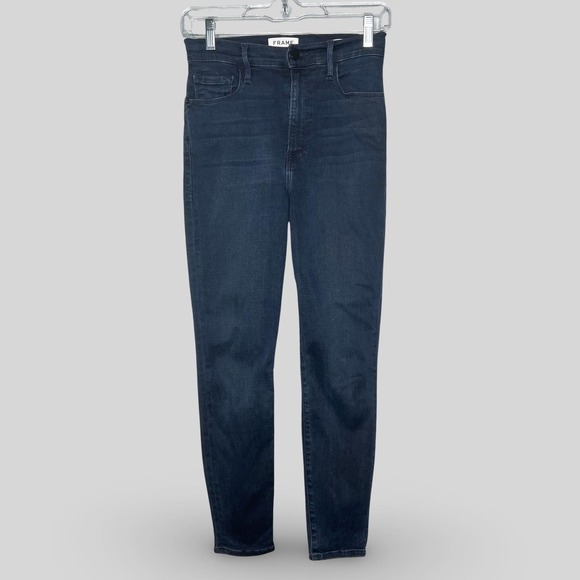 Frame Ali High Rise Cigarette Jeans - Picture 1 of 5